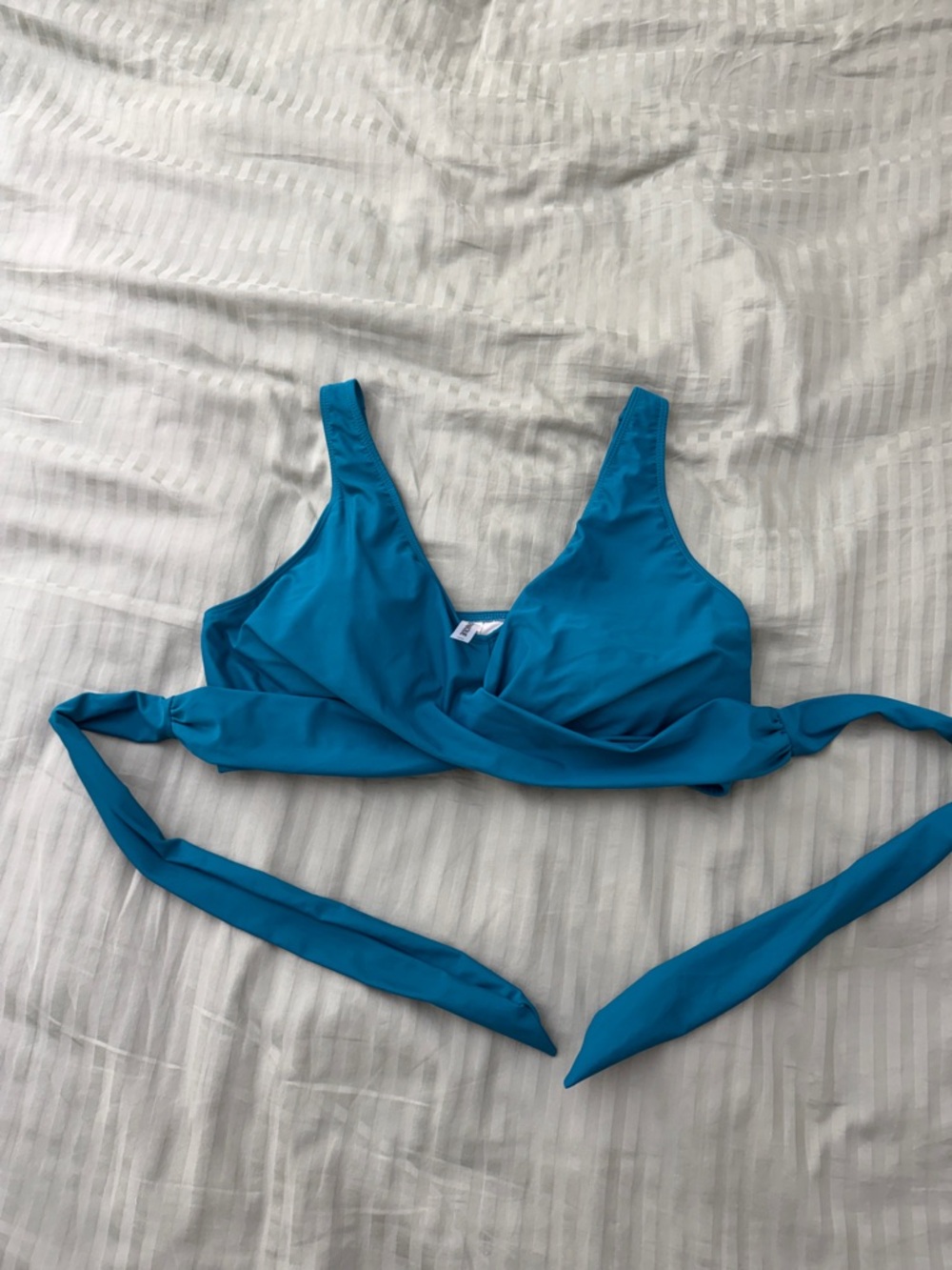 Younique Teal Swim Top with Wide Straps